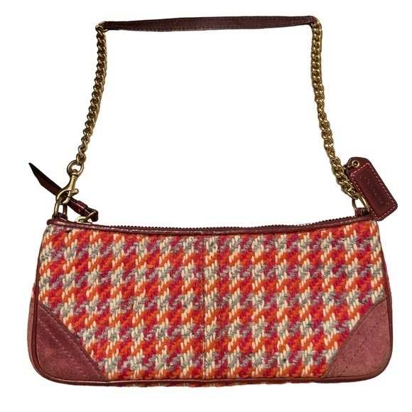 バッグ COACH Houndstooth Accessory Pouch rare バッグ COACH Houndstooth Accessory Pouch rare Coach